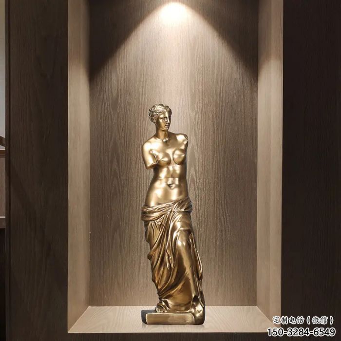 烤漆維納斯雕塑 鋼管西方雕塑 室內肖像雕塑