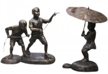 公園小孩子雕塑生產 戶外景觀玩耍雕塑 抽象童趣雕塑