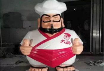 大型廚師雕塑加工商 歐式步行街動漫雕塑 彩繪卡通雕塑