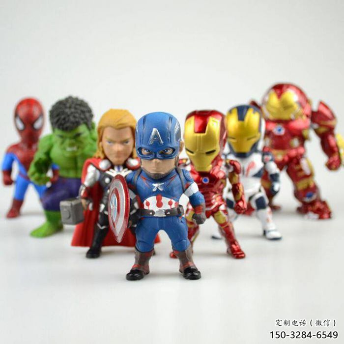 超人雕塑廠家 仿真景觀動漫雕塑 烤漆卡通雕塑