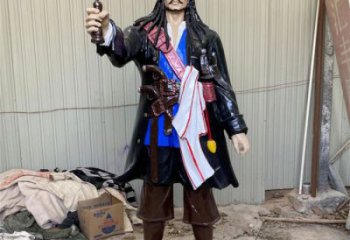 預用室內海盜雕塑 仿真景觀動漫雕塑 大型卡通雕塑