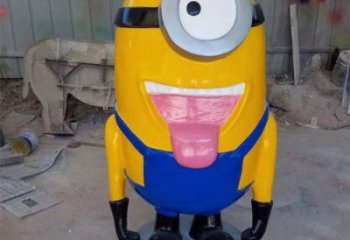 選用室內小黃人雕塑 仿真景觀動漫雕塑 大型卡通雕塑