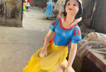 白雪公主雕塑生產(chǎn) 景觀美陳卡通雕塑 噴漆動漫雕塑
