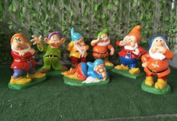 選用別墅區(qū)白雪公主雕塑 大型別墅區(qū)動漫雕塑 剪影卡通雕塑