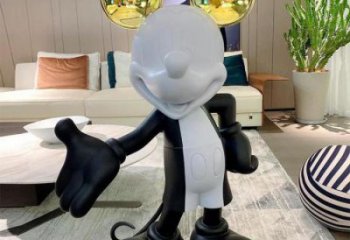 美陳唐老鴨雕塑制造商 異形卡通雕塑 酒店動漫雕塑