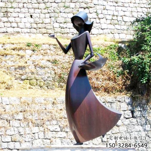 仿古女人雕塑廠家 騰飛草地女性雕塑 房地產歐式雕塑