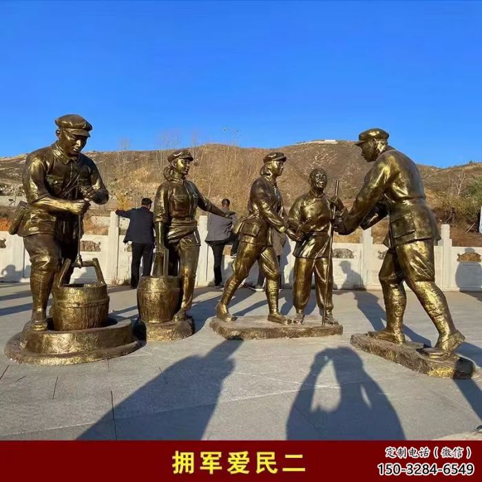 房地產紅軍雕塑廠 現代景觀抗戰雕塑 幾何革命雕塑