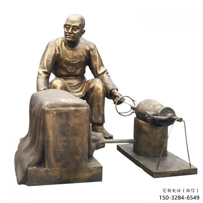 爆米花雕塑產(chǎn)品 景觀美陳民俗雕塑 鑄銅小吃雕塑