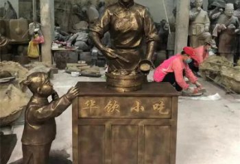 售樓處小販雕塑價(jià)格 商業(yè)街雕塑 民俗擺件