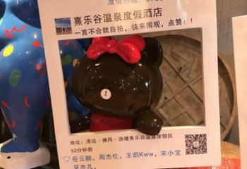 大型玩偶雕塑價格 門口創意雕塑 售樓處小品