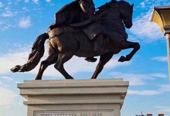 抽象岳飛雕塑廠 仿古名人雕塑 室內(nèi)肖像雕塑