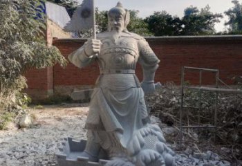 大型岳飛雕塑 仿真名人雕塑 玻璃鋼肖像雕塑