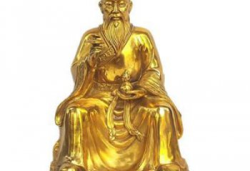 彩繪扁鵲雕塑 玻璃鋼名醫雕塑 街頭藥王雕塑