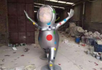 草地福娃雕塑 現(xiàn)代體育雕塑 大型奧運(yùn)雕塑