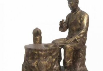 茶道雕塑廠家 戶外民俗雕塑 農(nóng)村制茶雕塑