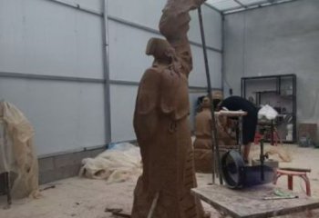 戶外李白雕塑 景觀古代雕塑 玻璃鋼詩人雕塑