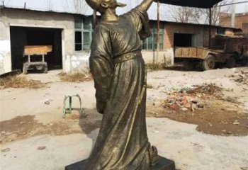 李白雕塑生產商 仿真景觀人物雕塑 烤漆詩人雕塑