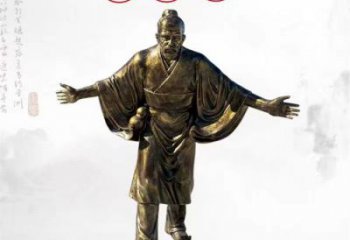 華佗雕塑廠 仿真景觀藥王雕塑 烤漆名醫(yī)雕塑
