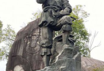 玻璃鋼魯班雕塑 歐式步行街手藝人雕塑 大型木匠雕塑