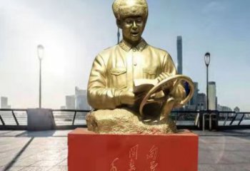 戶外雷鋒雕塑 景觀古代雕塑 胸像英雄雕塑廠