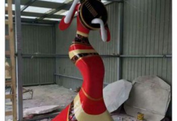 創(chuàng)意舞蹈雕塑廠家 仿古跳舞雕塑 公園演員雕塑