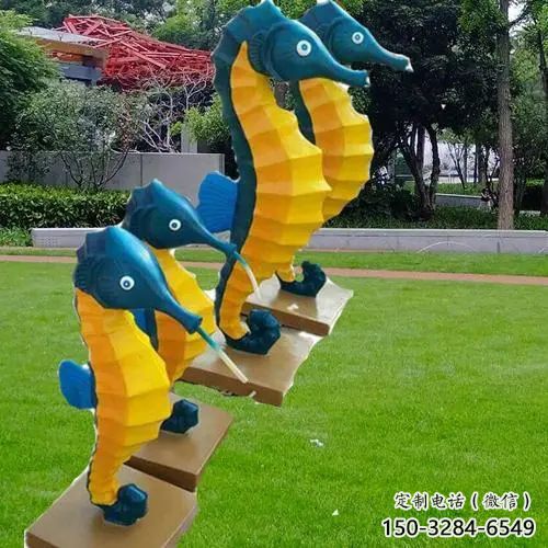 動漫河馬雕塑，動物卡通雕塑，彩繪工藝