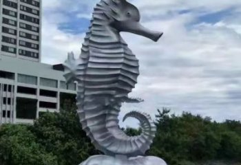 城市河馬雕塑，公園動(dòng)漫雕塑，仿銅效果