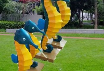 動(dòng)漫河馬雕塑，動(dòng)物卡通雕塑，彩繪工藝