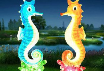 房地產(chǎn)河馬雕塑，卡通動(dòng)漫雕塑，彩繪工藝制造