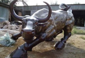 水牛雕塑制作，田間景觀小品，抽象原理