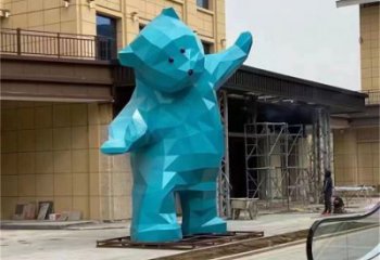 大熊雕塑廠家，酒店房地產(chǎn)雕塑，現(xiàn)代景觀小品