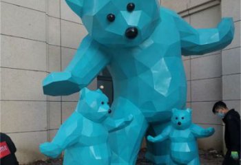 大熊雕塑廠家，酒店房地產(chǎn)雕塑，仿真景觀小品