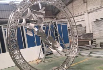 彩繪大雁雕塑廠家 仿真雕塑 步行街擺件