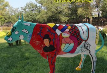 仿真公牛雕塑廠家 店門口園林雕塑 動(dòng)物小品