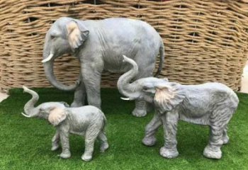 現代大象雕塑定制，中式工藝，景觀仿真大象雕塑造型