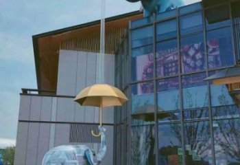 景區(qū)大象雕塑供給，動物美陳雕塑，卡通大象雕塑供求