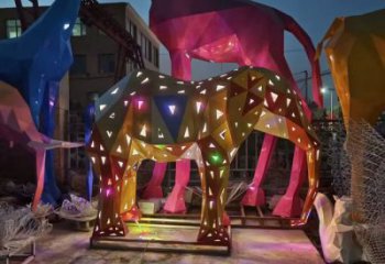 大象雕塑定制，歐式風格，烤漆大象雕塑供給