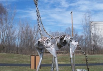 景觀恐龍雕塑選定，美陳雕塑，抽象恐龍骨架雕塑優選