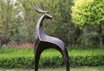 商場(chǎng)小鹿雕塑供求，村標(biāo)概念，抽象小鹿雕塑制作