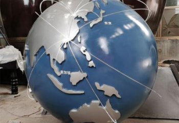 地球雕塑指用，白鋼構(gòu)件，不銹鋼地球雕塑廠家提供