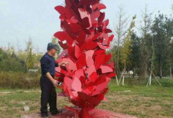 亳州公園花環雕塑