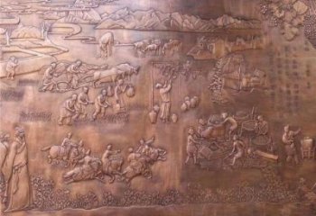 金昌酒店浮雕定價，景觀雕塑，鍛銅浮雕廠家擺件