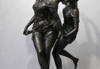 瓊海住宅小區(qū)跳舞雕塑