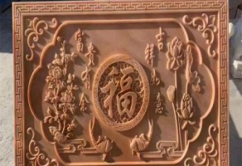 孝感浮雕制造商，室外軟裝，景觀福字浮雕制作廠家