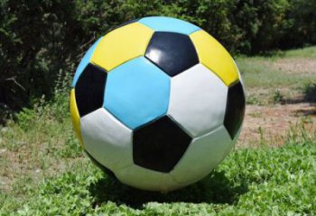 西湖籃球雕塑觀賞型，戶外擺放，玻璃鋼籃球雕塑定制廠家