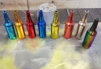 皇姑公園啤酒瓶雕塑定價，村標概念，玻璃鋼啤酒瓶雕塑選用