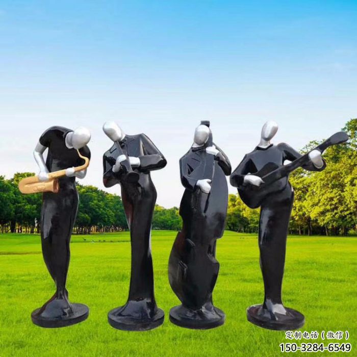 小店住宅小區吹拉彈唱雕塑