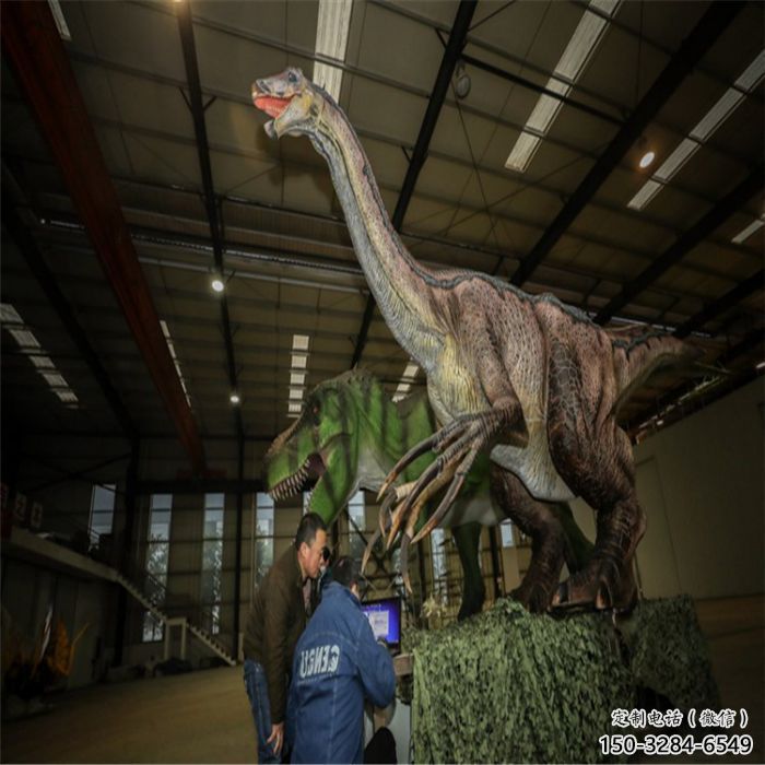 那曲戶外恐龍雕塑通用，多彩藝術(shù)，景觀玻璃鋼恐龍雕塑供應