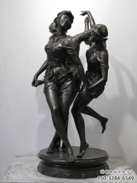 尼木住宅小區(qū)跳舞雕塑