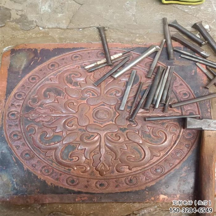 昌吉花卉浮雕精品，鍛銅構件，別墅花卉浮雕廠家